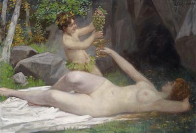 Woodland Nymph and a Young Bacchus